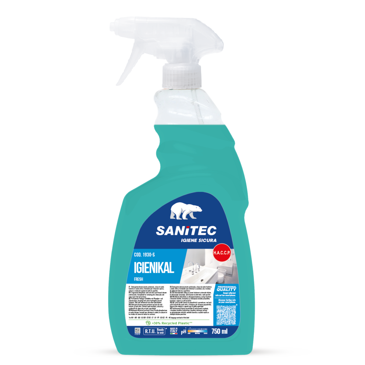 SANITEC IGIENIKAL FRESH 750ml | 5L