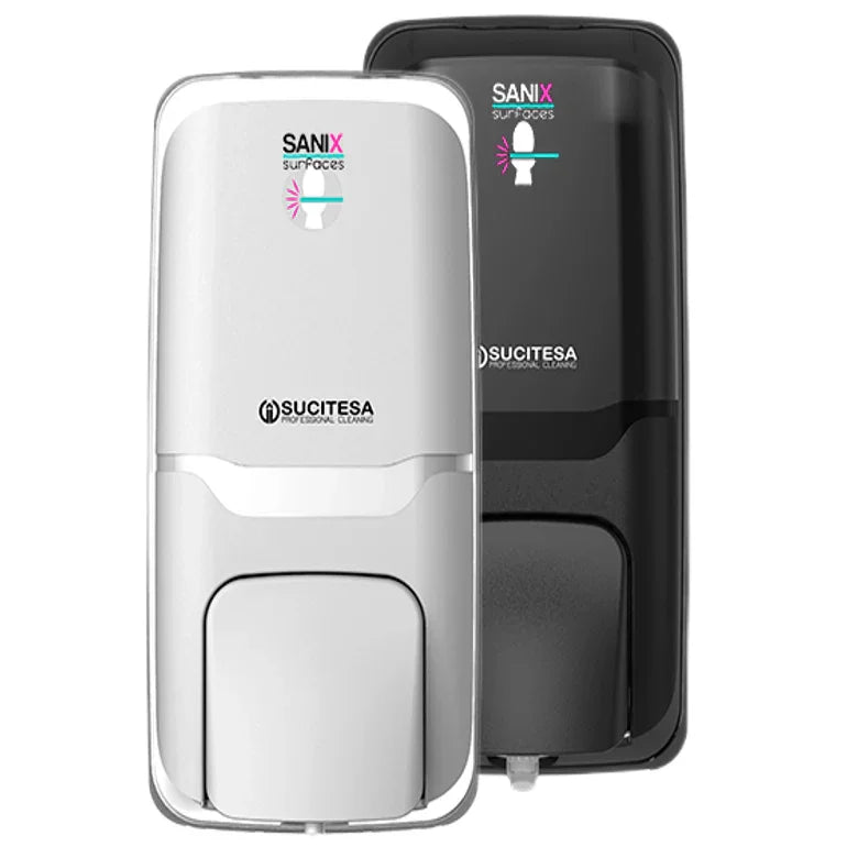 Dispensador Desinfetante Spray Branco Preto Tampo Sanita WC Casa Banho Sucitesa