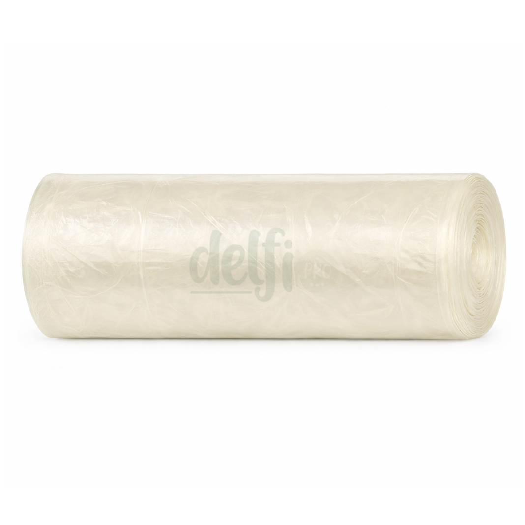 Saco Lixo Transparente Rolo 50L