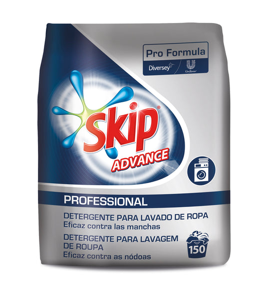 Detergente em Pó Máquina da Roupa Skip Profissional 150d