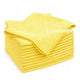 Pano Microfibra Amarelo Cor Limpeza Superfícies Profissional Empresas Pack 12 Panos