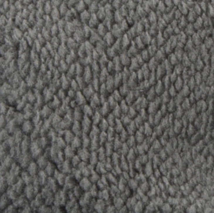 detalhe das fibras do Peluche Lava Vidros Cinzento em Microfibra TTS