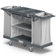 Carrinho Serviço Housekeeping TTS Magic Hotel 890B, ideal para o serviço de 8-10 quartos, com design robusto e funcional.