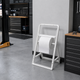 Dispensador de Rolo Papel Industrial Tripé com Rodas