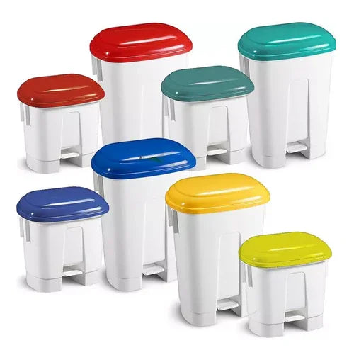 Balde do Lixo Profissional com Pedal 30L em várias cores, ideal para ambientes profissionais e institucionais.