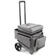 Carrinho Housekeeping Portátil TTS H-CUBE CLIMB em cinza, ideal para limpeza em alojamentos locais e hotéis.