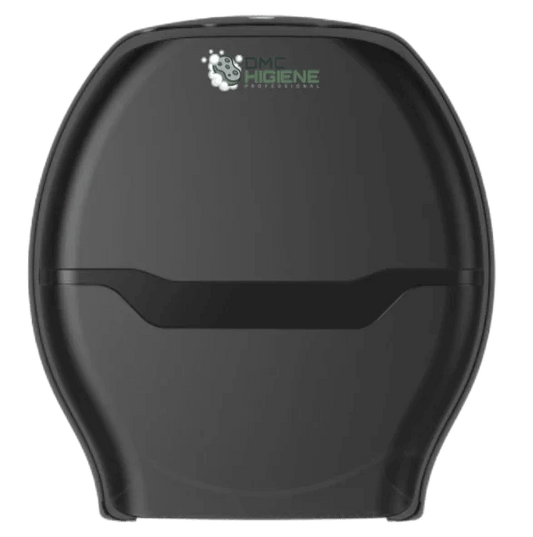 Dispensador Papel Higiénico Rolo Jumbo Preto Casa de Banho WC Empresas