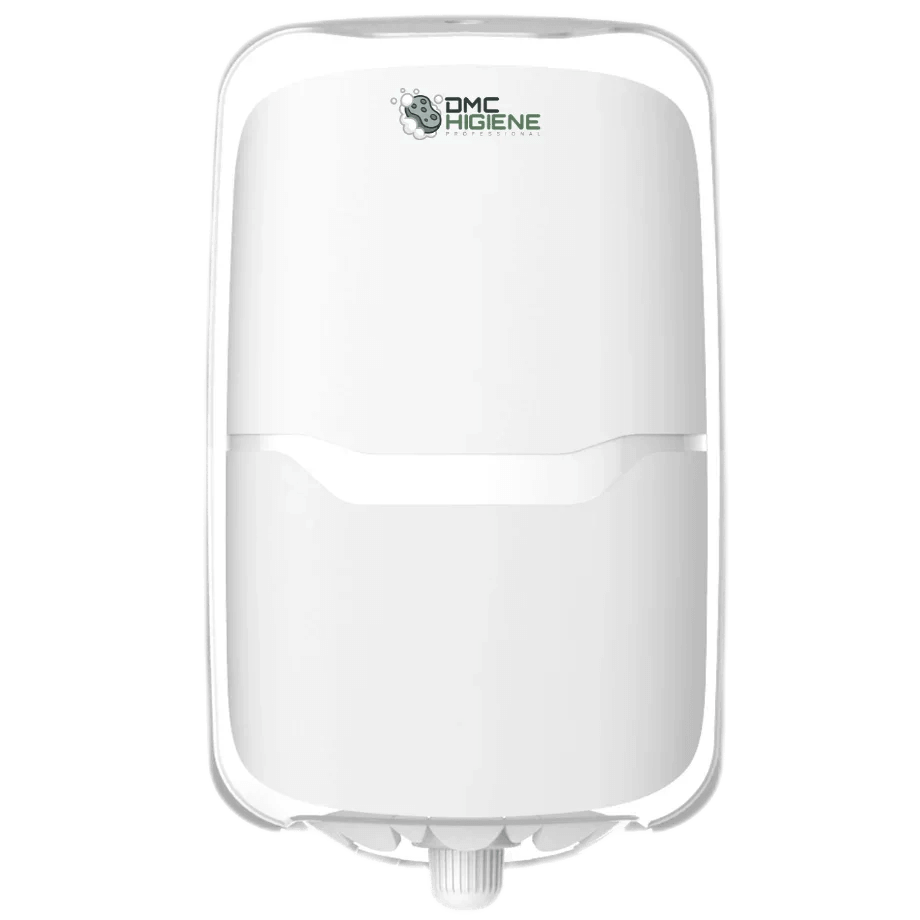 Dispensador Rolo Papel Multiusos Espiral Branco Cozinhas Refeitorio Escolas Empresas