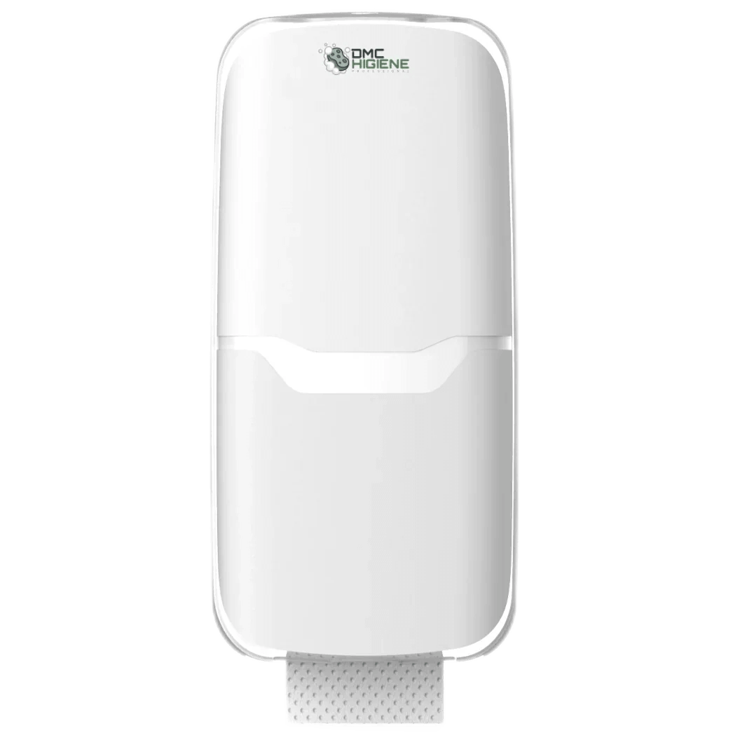 Dispensador Papel Higiénico Folha-a-Folha Zig-Zag Branco Casa de Banho WC Empresas