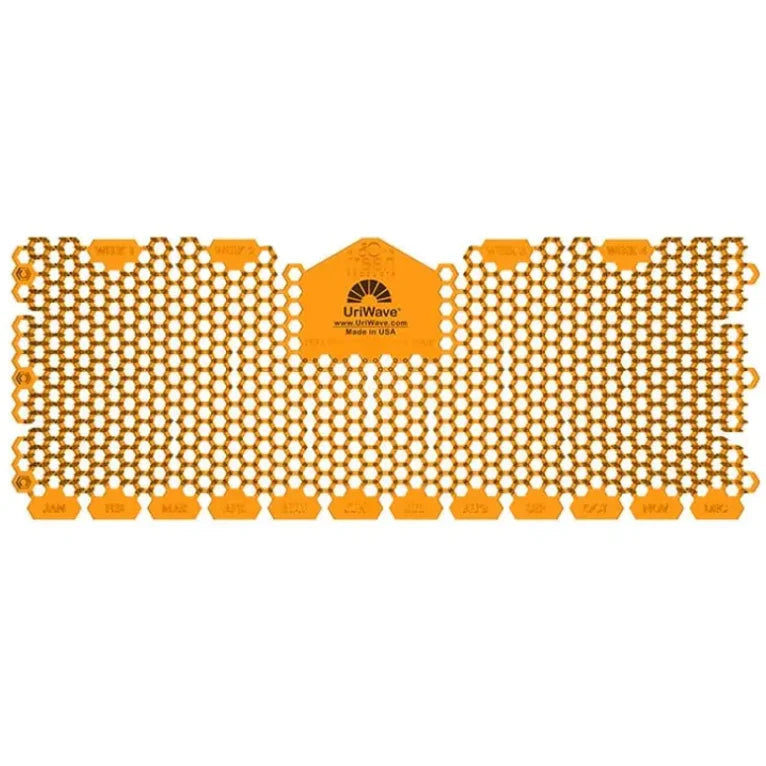 Tapete de Borracha Extra Perfumado Largo para Urinol URIWAVE com aroma frutado Mango