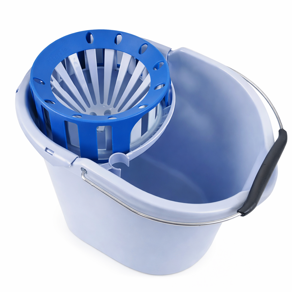 Balde Bucket Balde Oval com Espremedor VILEDA PRO SUPERMOP BUCKET 10L | DMC Higiene