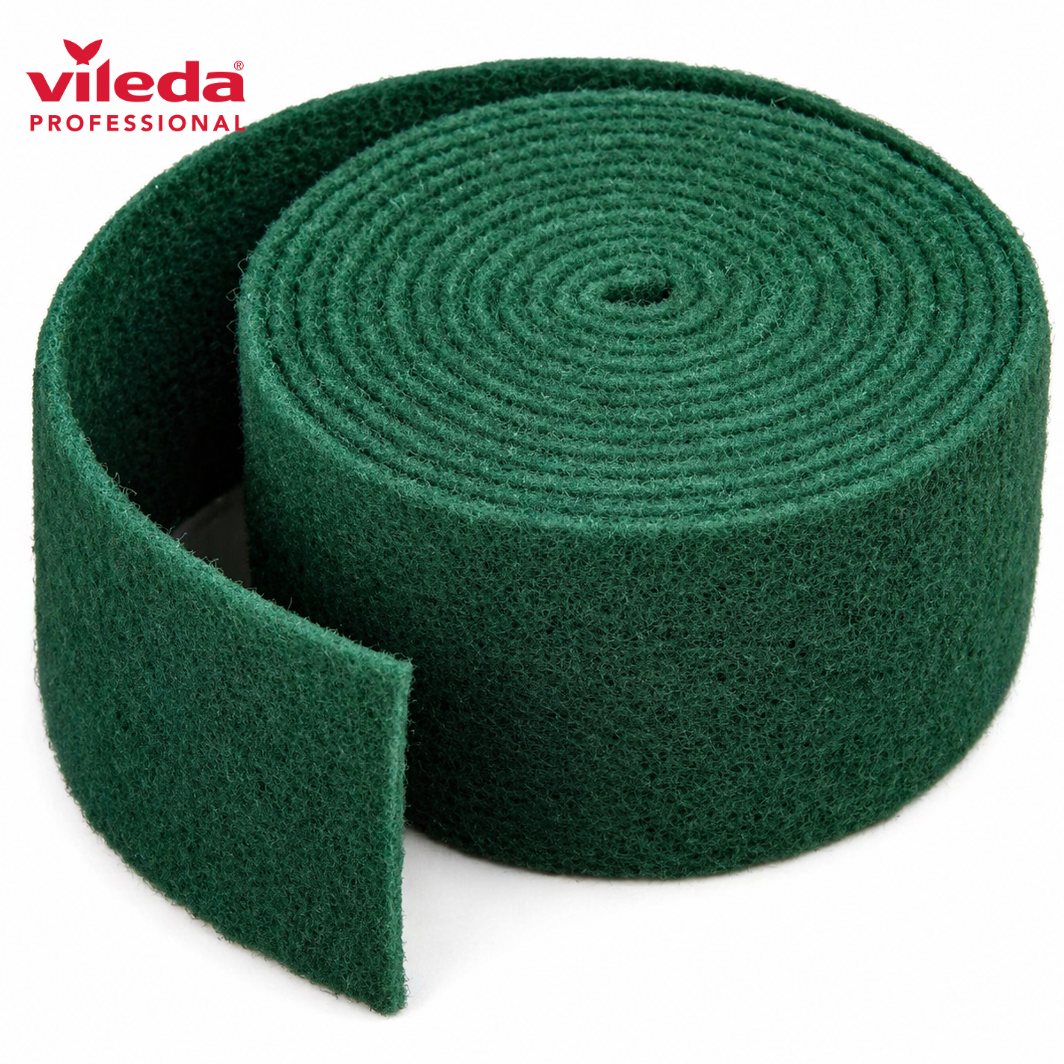 Esfregão Verde Extra em Rolo Vileda Profissional | 6M