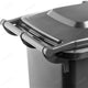 Contentor do Lixo Industrial com Rodas 240L da Weber com tampa e alças resistentes.