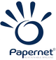 Logotipo da Papernet, marca de produtos de higiene sustentável.